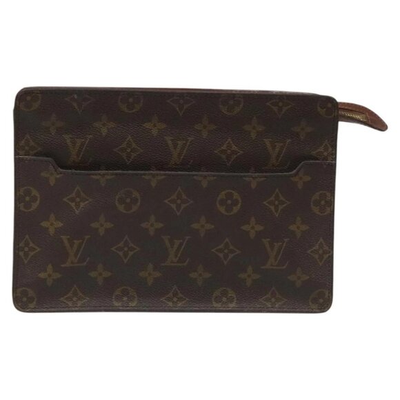 LOUIS VUITTON Monogram Pochette Homme Clutch Bag M51795 LV Auth ep7425 - Picture 2 of 16